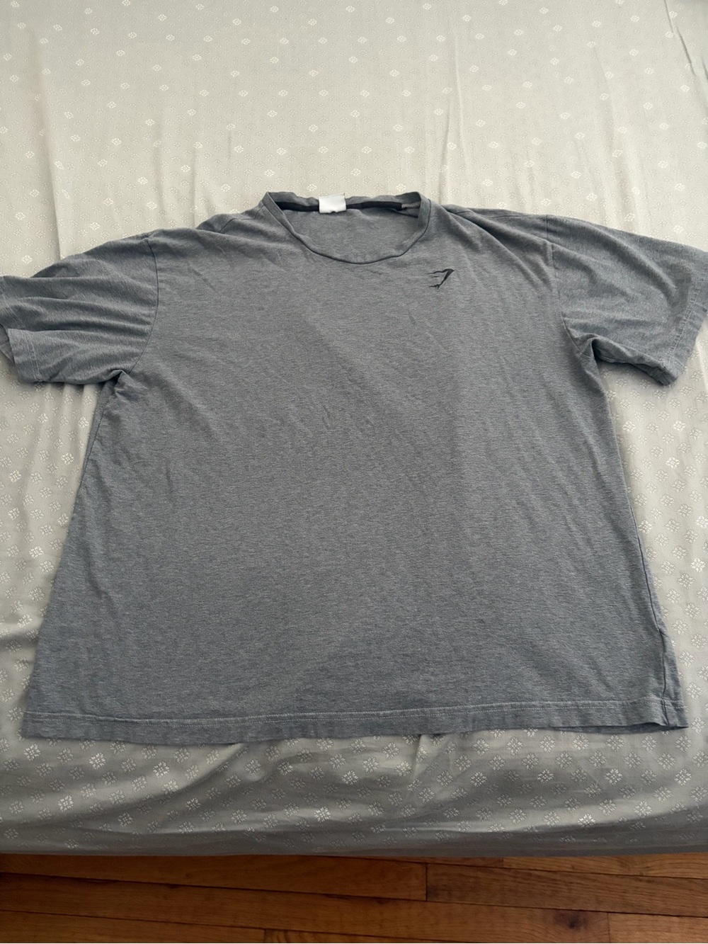 Gymshark Men's Oversized Grey Critical T-Shirt